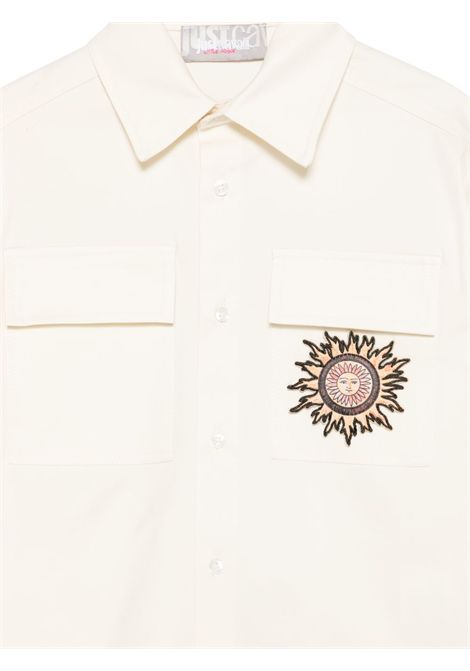 Camicia con tasche con patta JUST CAVALLI KIDS | JGP26234CAG4PRISTINE